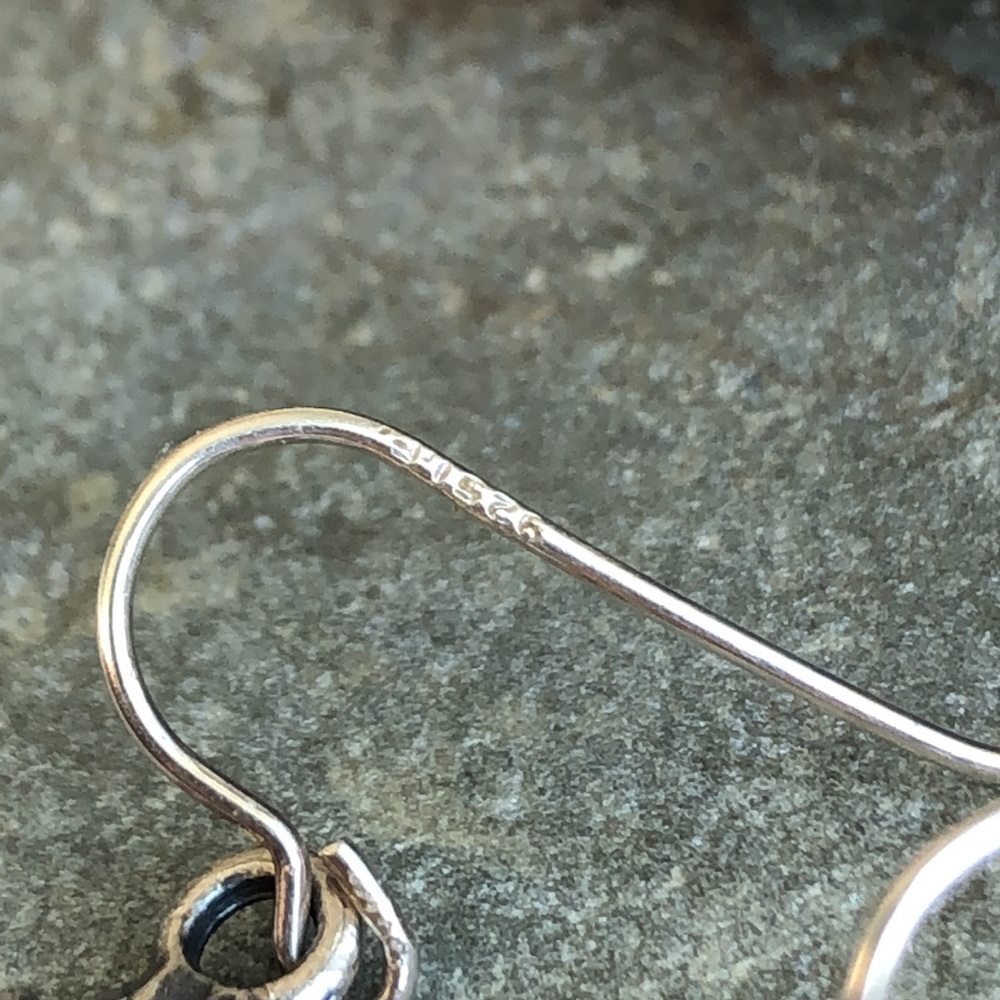 Sunflower Sterling Silver Berry Jewelry Co. Dangle Earrings  (E34) - Picture 6 of 15